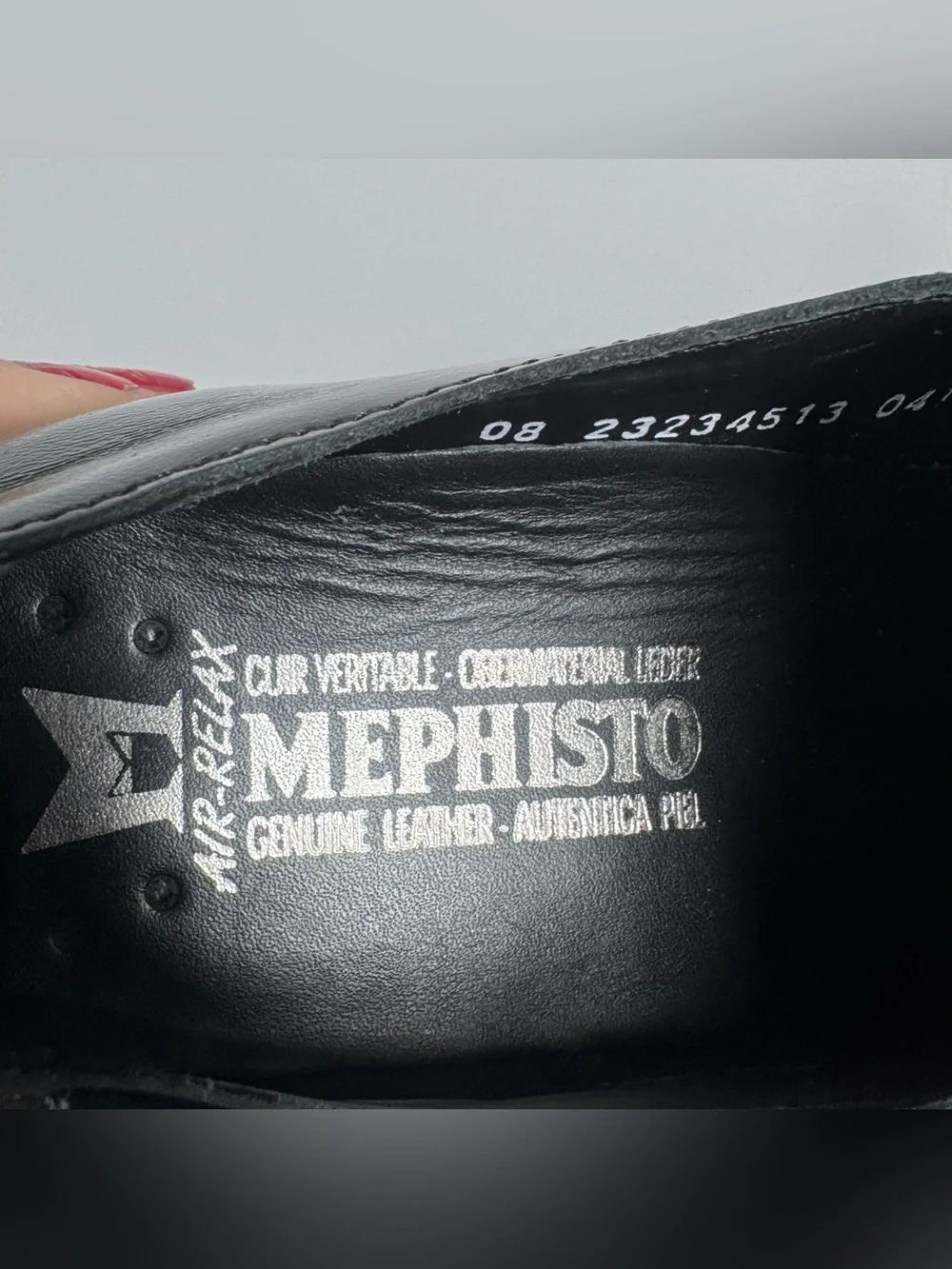 Mephisto Florenza Patent Loafers Women's Size 7 Shoes Black Lug Sole Chunky